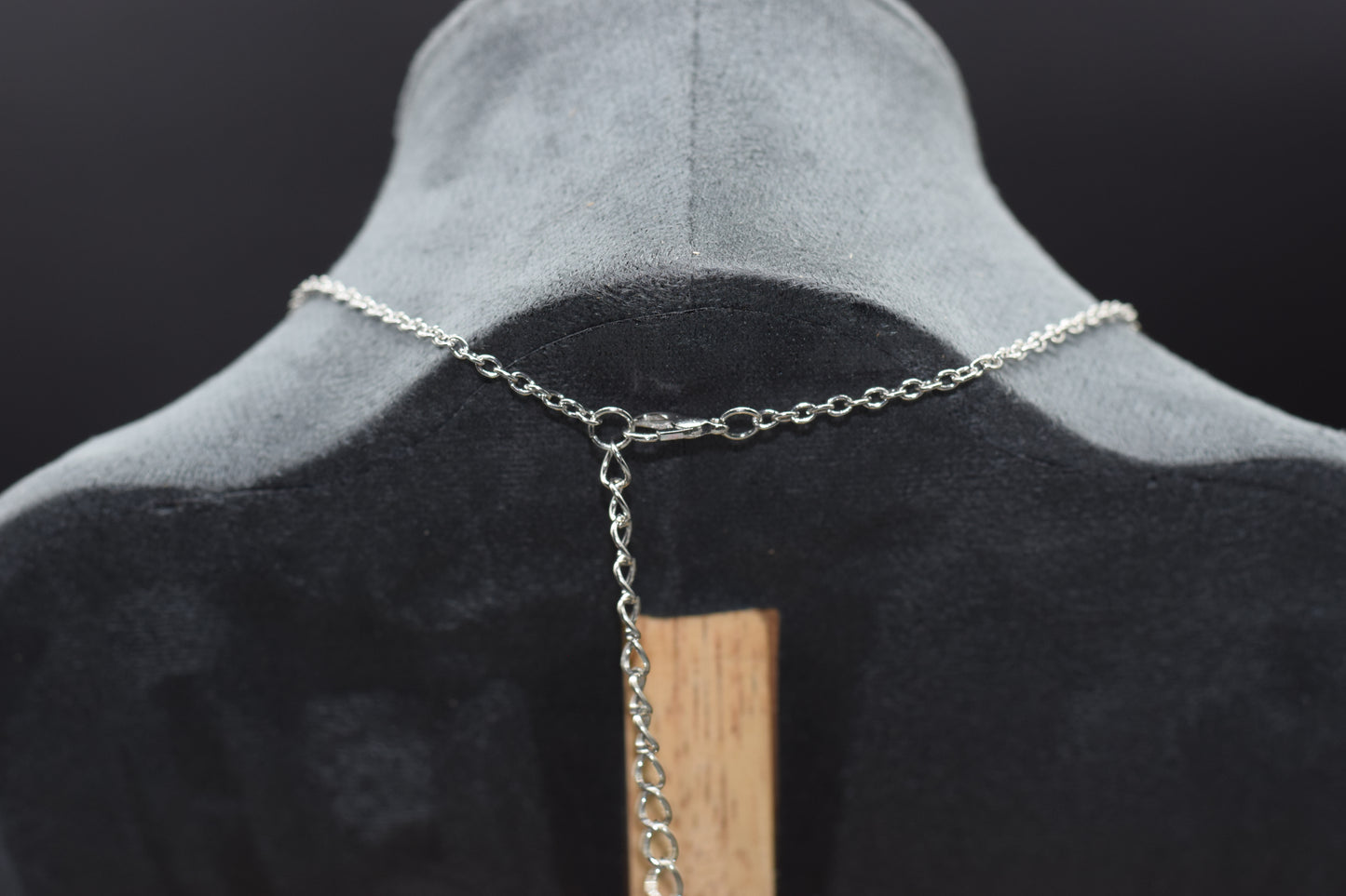 Fancy Pentagram Pendant with Adjustable Chain 45-55cm - Stainless Steel