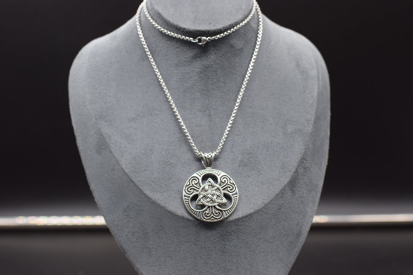 Celtic Cross Pendant with 55cm Stainless Steel Chain