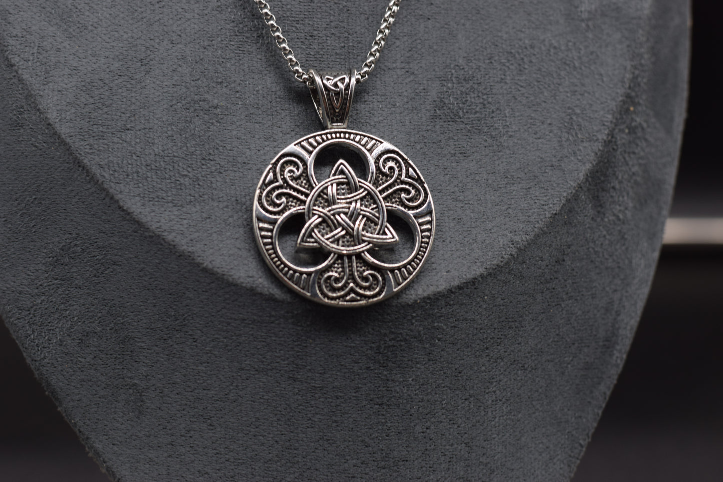 Celtic Cross Pendant with 55cm Stainless Steel Chain