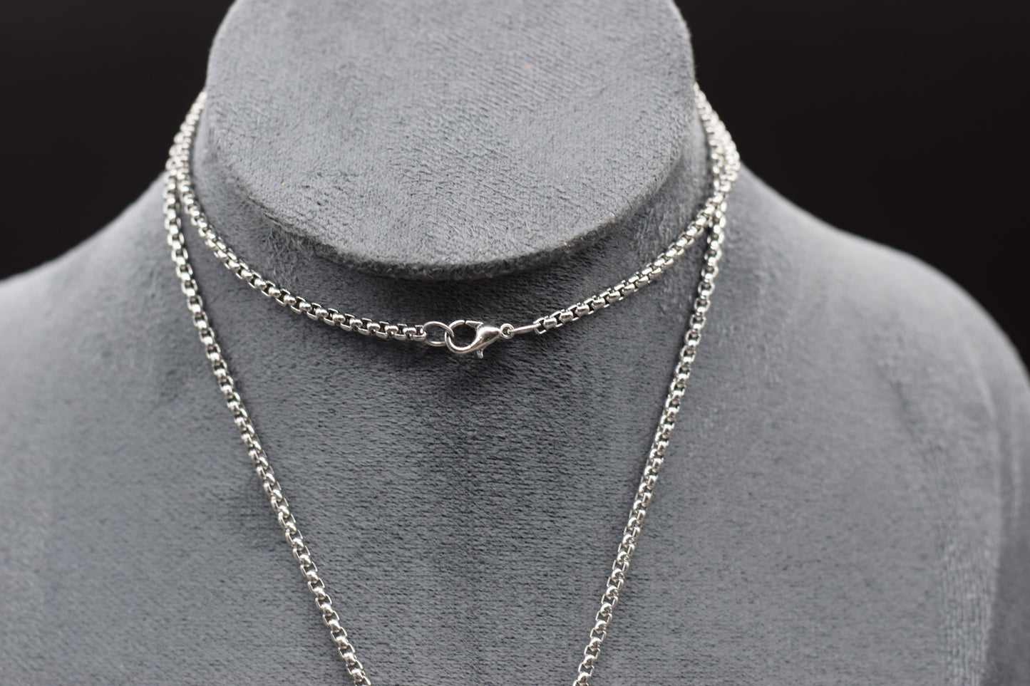Serpent and Pentagram Pendant with Stainless Steel Chain