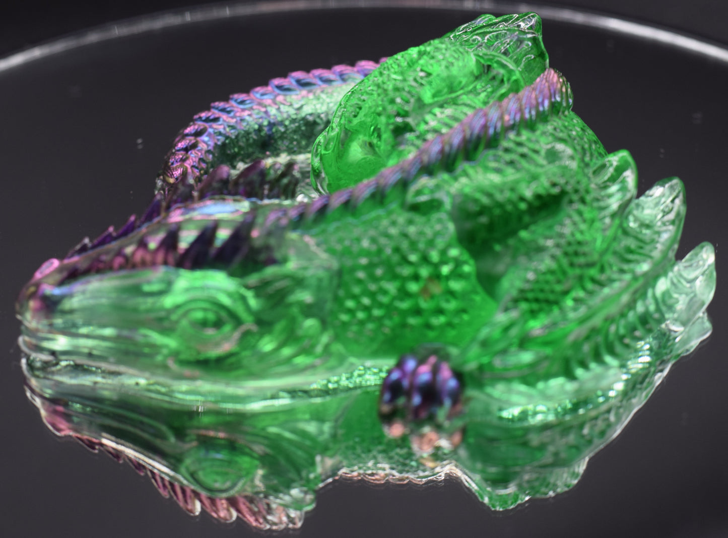 Green Dragon with Colourshift Spine and Claws